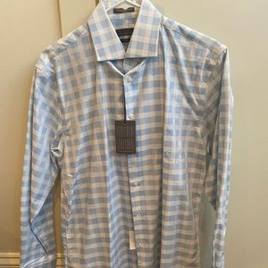 Calibrate Men’s Blue & White Button Down